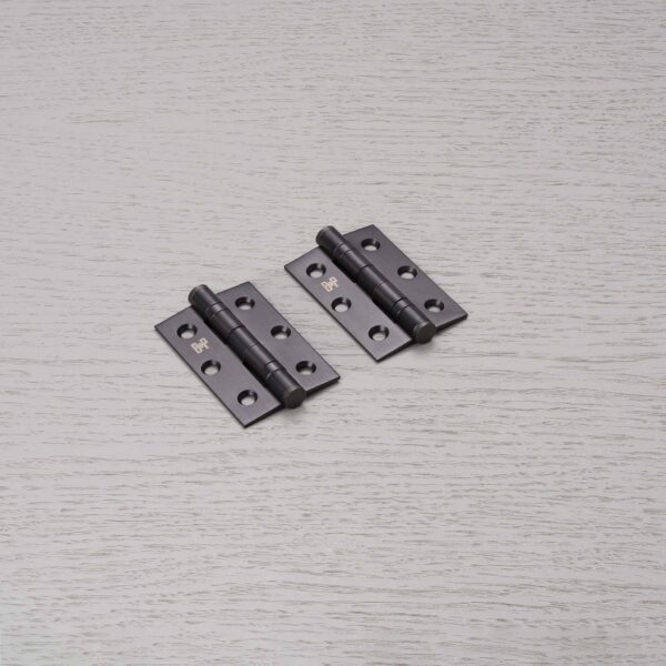Zawiasy do drzwi Hinge 76 x 51 x 2 mm (zestaw 2 szt.) – Palony Brąz