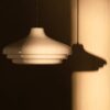 Brookfield duża lampa wisząca z opalowym szkłem – Brąz