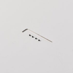 Wkręty bez łba M3 x 3 mm do oświetlenia obrazów (4 szt.) i Klucz imbusowy