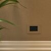 Grove 3-Module 3x Bipasso Socket – Paintable Black
