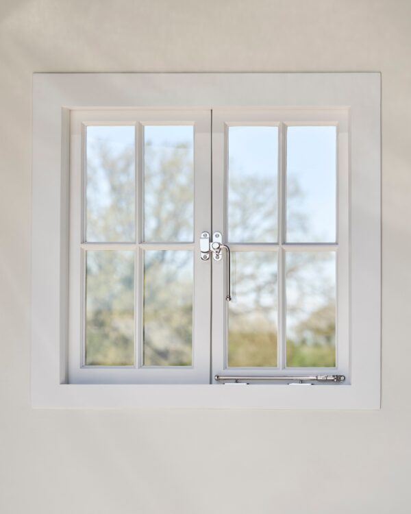 Southbank ogranicznik otwarcia do okna typu Casement 275mm – Polerowany nikiel