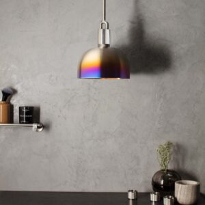 Lampa wisząca Forked L z osłoną ową
