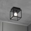 Lampa sufitowa Caged Wet S – Czarny
