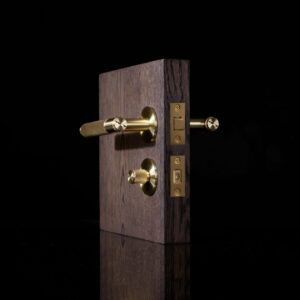 Zatrzask rurowy do klamki Latch 57 – Czarny