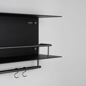 Półka z wieszakami Hanger z em – dwukolorowe