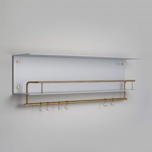 Półka z wieszakami Hanger Szara z m – Szary