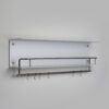 Półka z wieszakami Hanger Szara z em – Szary
