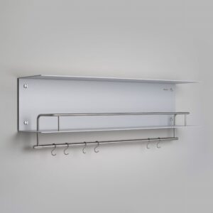 Półka z wieszakami Hanger Szara ze m – Szary