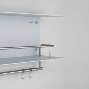 Półka z wieszakami Hanger Szara ze m – Szary