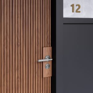 Klamka drzwiowa Linear 38 – Srebrny