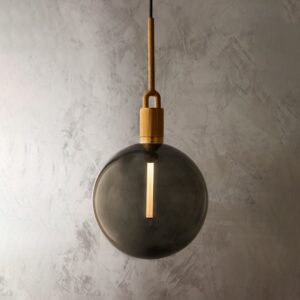 Lampa wisząca Forked L z Dymionym Kloszem