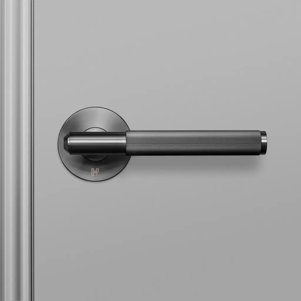 Klamka drzwiowa nieruchoma Linear Fixed 57 – Srebrny