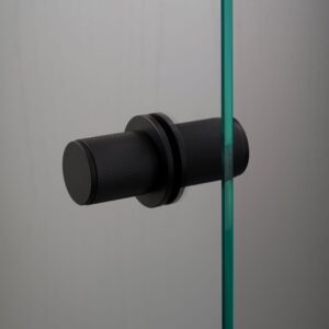 Gałka drzwiowa dwustronna nieruchoma Linear 57 Welder’s Black – Czarny