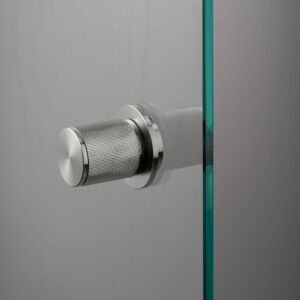Gałka drzwiowa nieruchoma Linear 57 – Srebrny