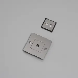 Ramka z wypełnieniem z logotypem Plate 1G Standard Europejski – Srebrny (EU)