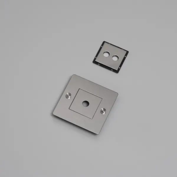 Ramka z wypełnieniem z logotypem Plate 1G Standard Europejski – Srebrny (EU)