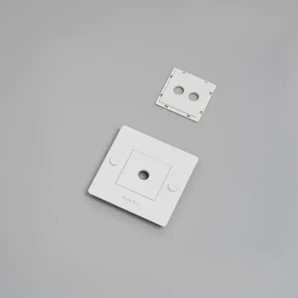Ramka z wypełnieniem z logotypem Plate 1G Standard Europejski – Biały (EU)
