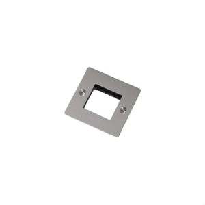 Ramka bez wypełnienia z logotypem Plate 1G Standard Europejski – Srebrny (EU)