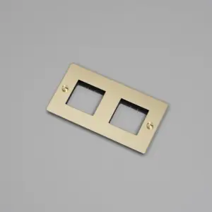 Ramka bez wypełnienia Uniwersalna Plate 2G Standard Europejski – Złoty (EU)