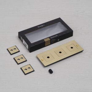 Ramka z wypełnieniem Pozioma Plate 3G Standard Europejski – Srebrny (EU)