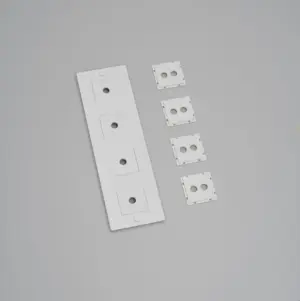Ramka z wypełnieniem Pionowa Plate 4G Standard Europejski – Biały (EU)