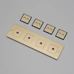 Ramka z wypełnieniem Pozioma Plate 4G Standard Europejski – Złoty (EU)