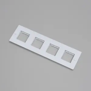 Ramka bez wypełnienia Uniwersalna Plate 4G Standard Europejski – Biały (EU)