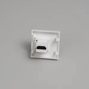 Moduł złącza HDMI 45mm Standard Europejski – Biały (EU)