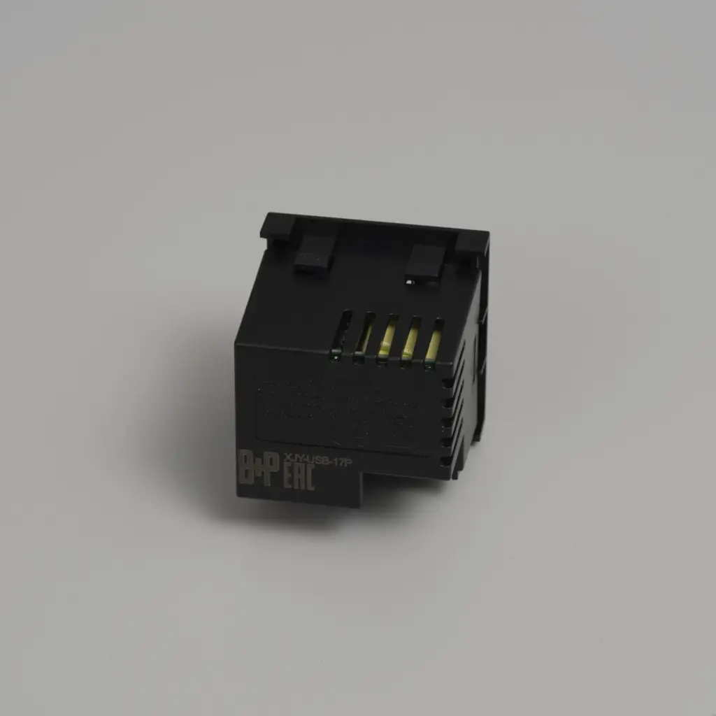 Moduł ładowania USB A+C Quickcharge Standard Europejski – Czarny (EU)
