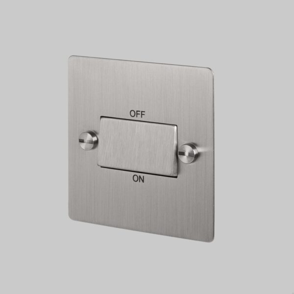 Włącznik izolacyjny wentylatora Isolator Standard Brytyjski – Srebrny (UK)