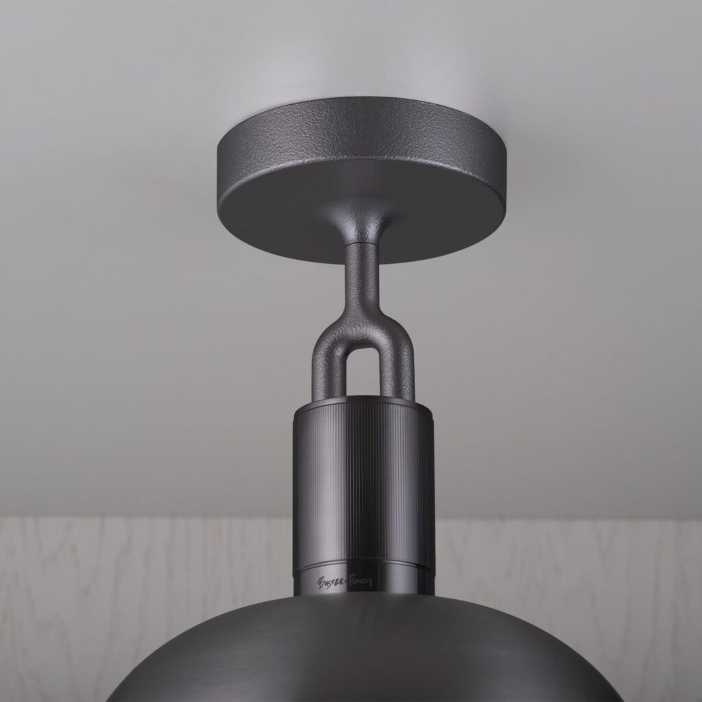 Lampa sufitowa Forked M z osłoną ową