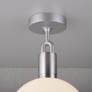 Lampa sufitowa z kloszem Forked M z Mlecznym Kloszem