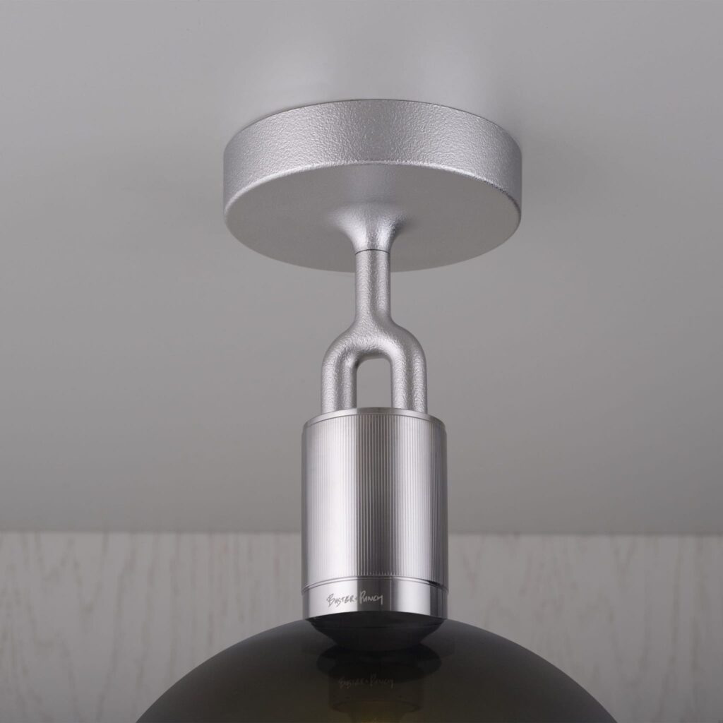 Lampa sufitowa z kloszem Forked M z Dymionym Kloszem