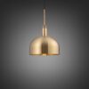 Lampa wisząca Forked L z osłoną Mosiężną