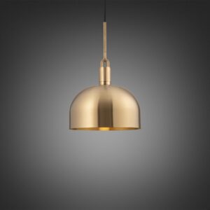 Lampa wisząca Forked L z osłoną Mosiężną