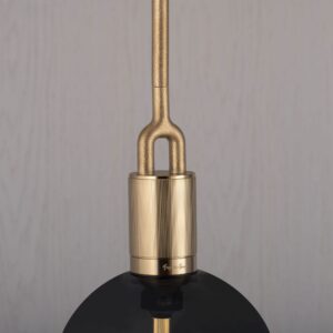 Lampa wisząca Forked M z Dymionym Kloszem