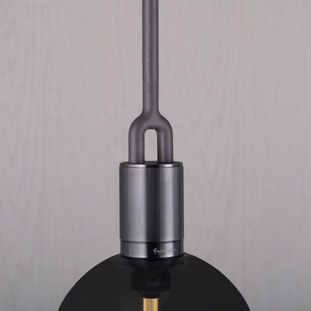 Lampa wisząca Forked M z Dymionym Kloszem