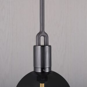 Lampa wisząca Forked M z Dymionym Kloszem