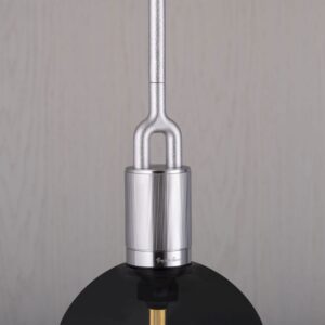 Lampa wisząca Forked M z Dymionym Kloszem