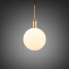 Lampa wisząca Forked L z Mlecznym Kloszem