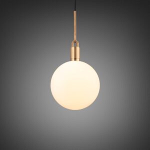 Lampa wisząca Forked L z Mlecznym Kloszem