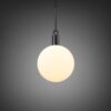 Lampa wisząca Forked L z Mlecznym Kloszem