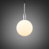 Lampa wisząca Forked L z Mlecznym Kloszem