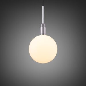 Lampa wisząca Forked L z Mlecznym Kloszem