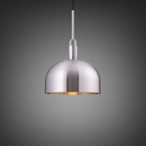 Lampa wisząca Forked L z osłoną ową Srebrną