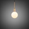 Lampa wisząca Forked M z Mlecznym Kloszem