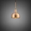 Lampa wisząca Forked M z osłoną Mosiężną