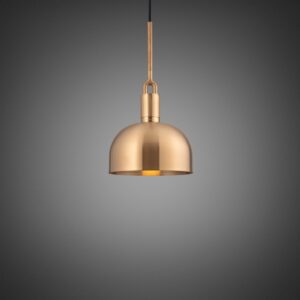 Lampa wisząca Forked M z osłoną Mosiężną