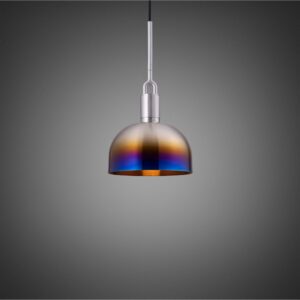 Lampa wisząca Forked M z osłoną ową