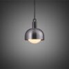 Lampa wisząca z kloszem Forked M z osłoną ową z Mlecznym Kloszem